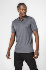 DELTA - חולצת פולו לגברים בצבע אפור - MASHBIR//365