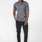 DELTA - חולצת פולו לגברים בצבע אפור - MASHBIR//365 - 1