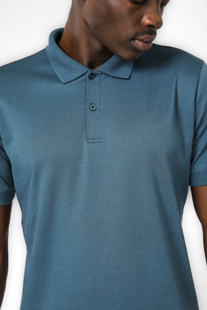 DELTA - חולצת פולו לגברים בצבע כחול - MASHBIR//365