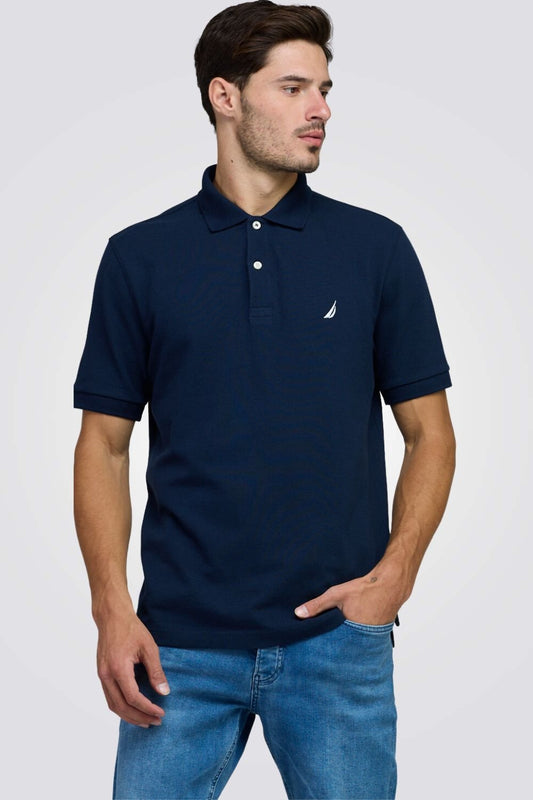 NAUTICA - חולצת פולו לגברים CLASSIC FIT DECK בצבע כחול - MASHBIR//365