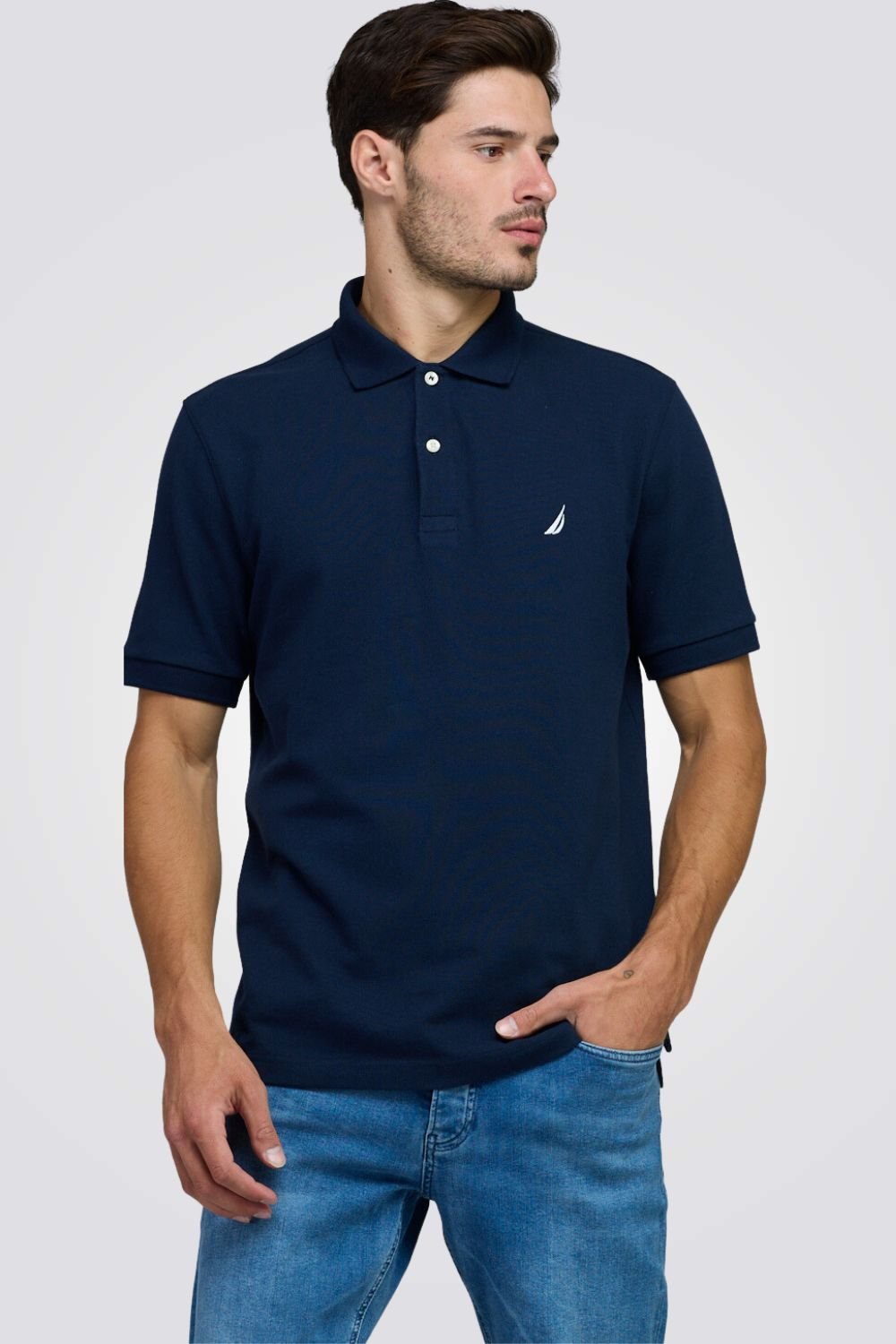 NAUTICA - חולצת פולו לגברים CLASSIC FIT DECK בצבע כחול - MASHBIR//365