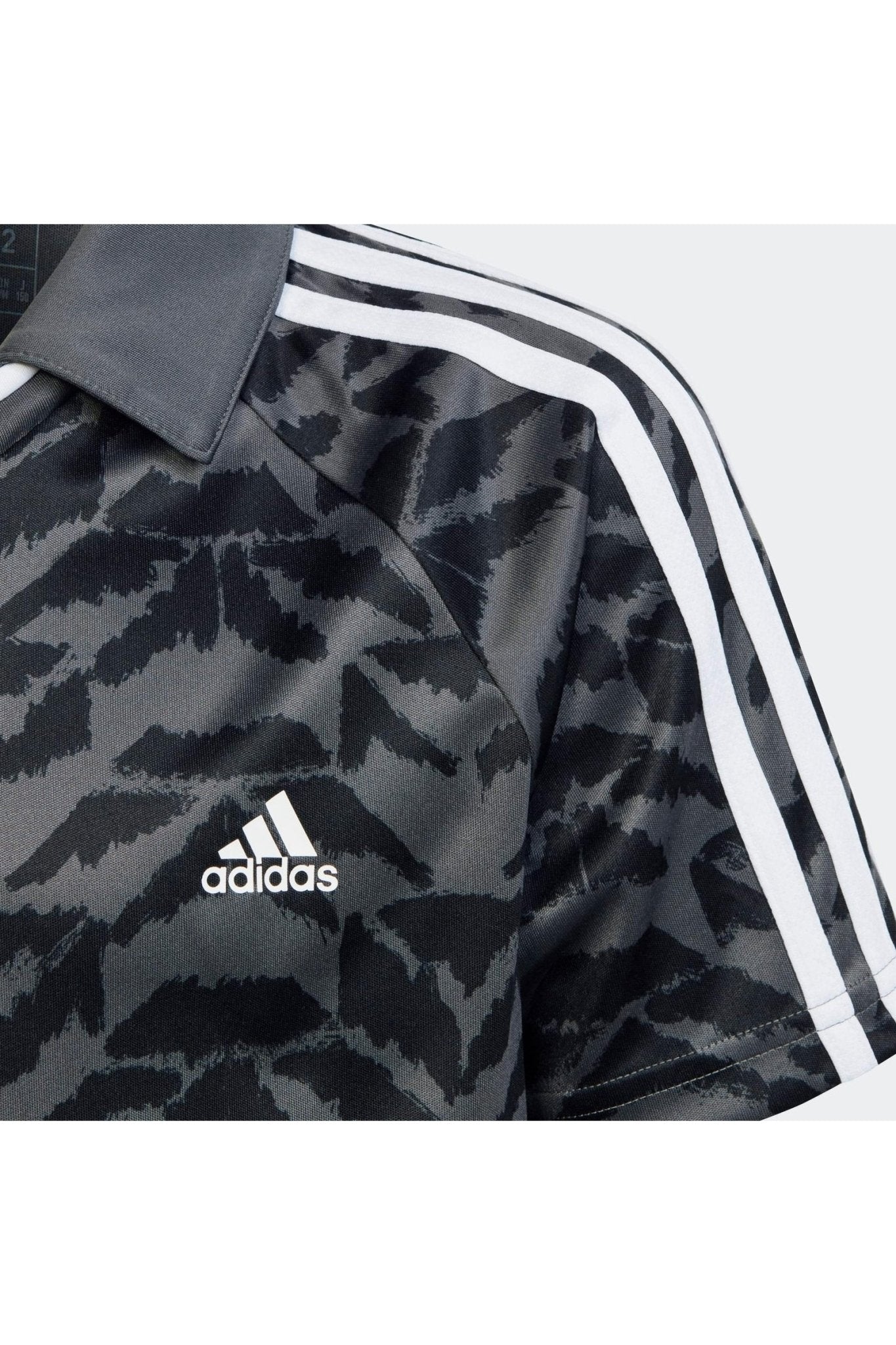 ADIDAS - חולצת פולו לילדים בצבע אפור - MASHBIR//365