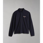 NAPAPIJRI - חולצת פולו עם לוגו בצבע נייבי - MASHBIR//365