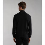 NAPAPIJRI - חולצת פולו עם לוגו בצבע שחור - MASHBIR//365