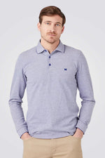 WRANGLER - חולצת פולו עם לוגו בצבע כחול - MASHBIR//365