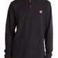 TIMBERLAND - חולצת פולו עם לוגו רקום בצבע שחור - MASHBIR//365 - 1