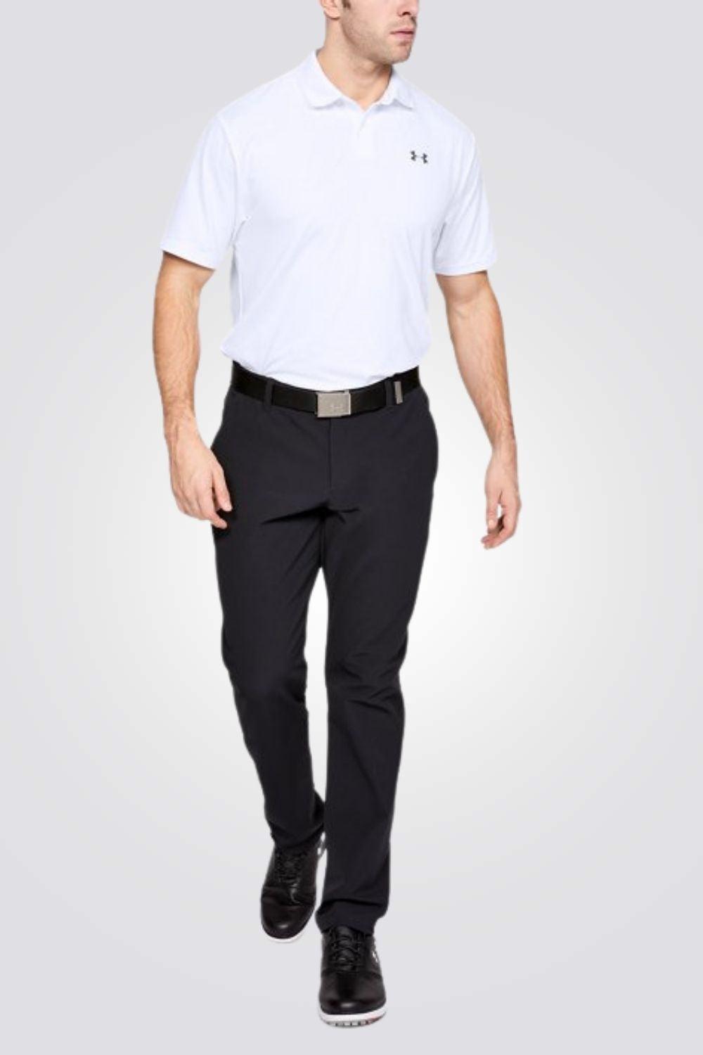 UNDER ARMOUR - חולצת פולו Performance Polo בצבע לבן - MASHBIR//365
