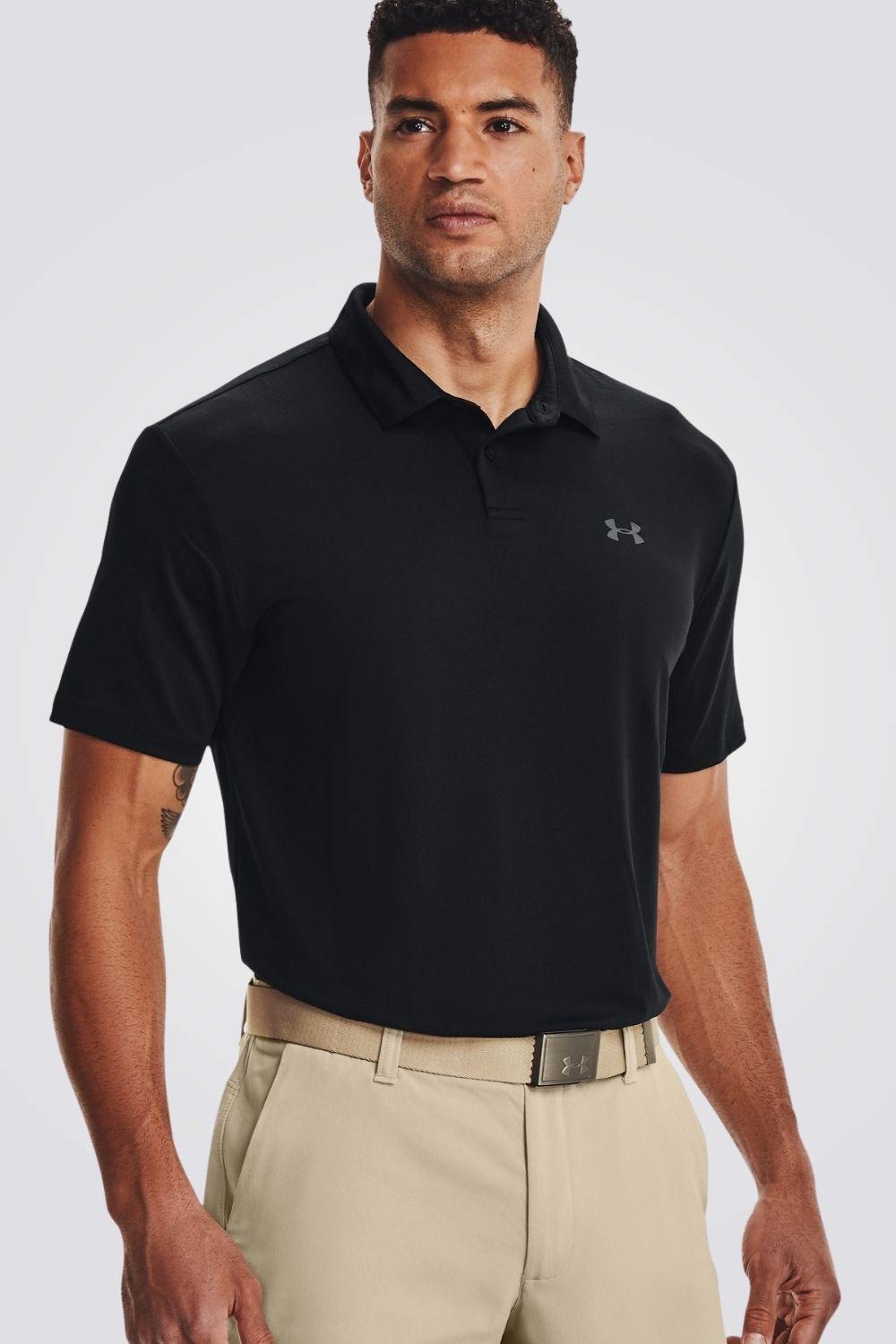 UNDER ARMOUR - חולצת פולו Performance Polo בצבע שחור - MASHBIR//365