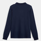 OKAIDI - חולצת פולו שרוול ארוך כחול כהה נערים - MASHBIR//365 - 3