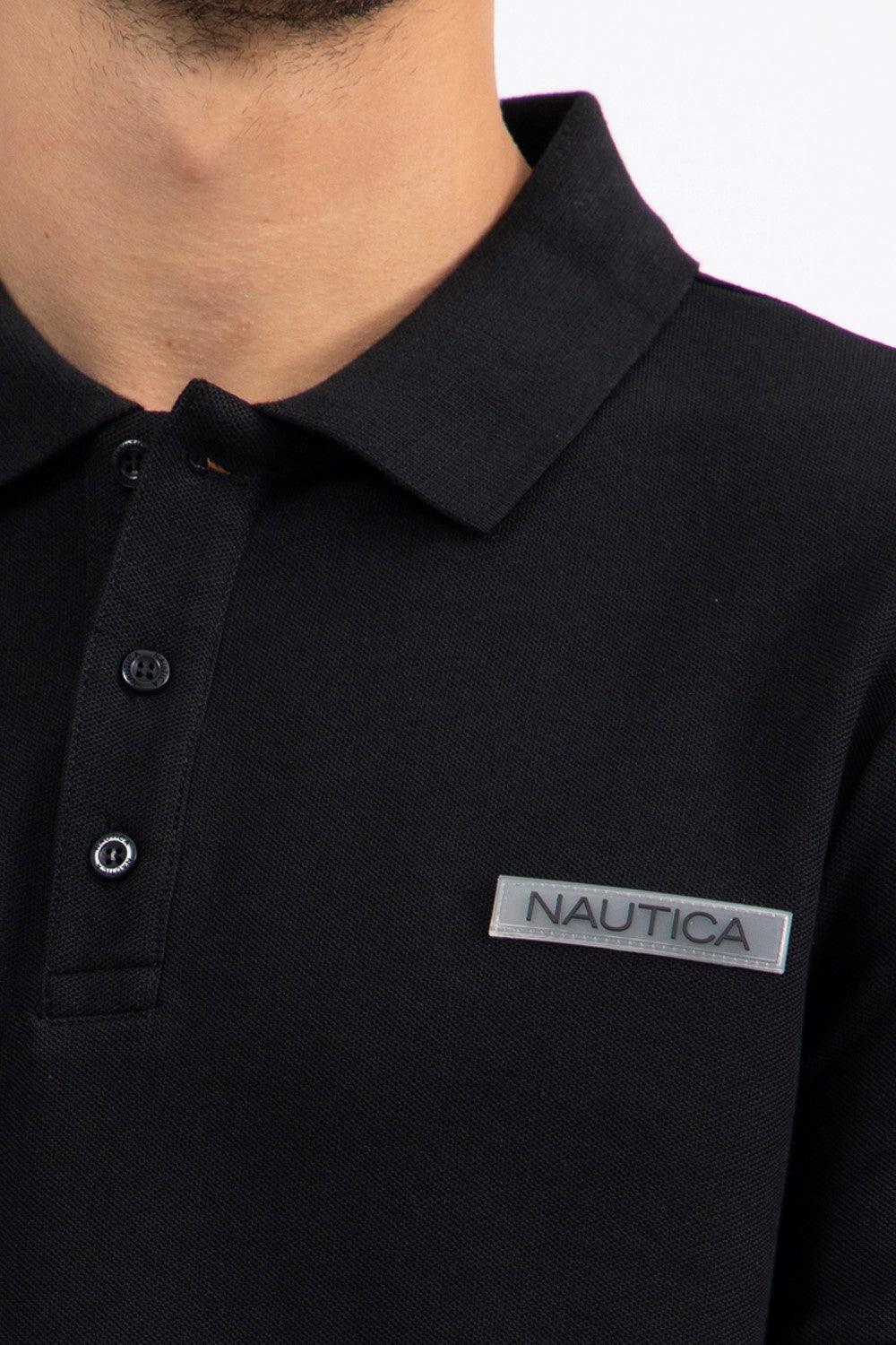 NAUTICA - חולצת פולו שחורה - MASHBIR//365
