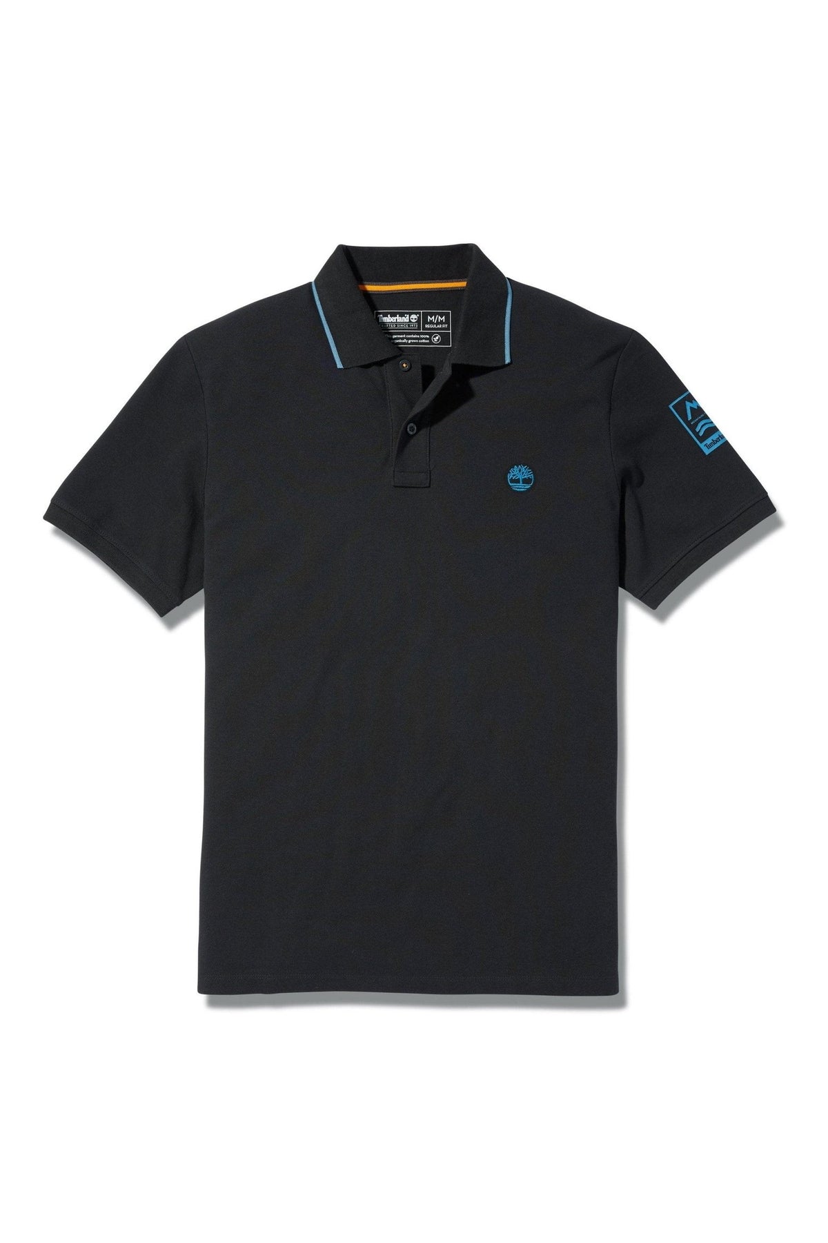 TIMBERLAND - חולצת פולו שחורה - MASHBIR//365