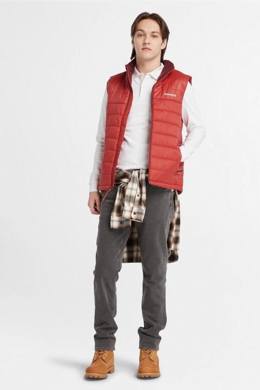 TIMBERLAND - חולצת פולו SLIM FIT בצבע לבן - MASHBIR//365