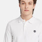 TIMBERLAND - חולצת פולו SLIM FIT בצבע לבן - MASHBIR//365 - 3