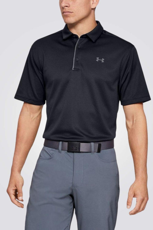 UNDER ARMOUR - חולצת פולו Tech Polo בצבע שחור - MASHBIR//365