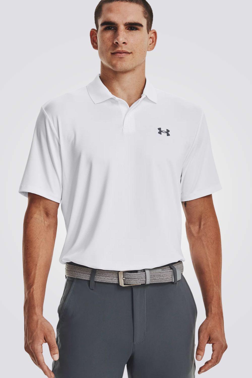 UNDER ARMOUR - חולצת פולו UA Performance 3.0 בצבע לבן - MASHBIR//365