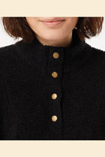 ETAM - חולצת פונצ'ו BIJAN שחורה - MASHBIR//365