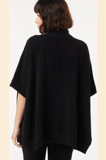 ETAM - חולצת פונצ'ו BIJAN שחורה - MASHBIR//365