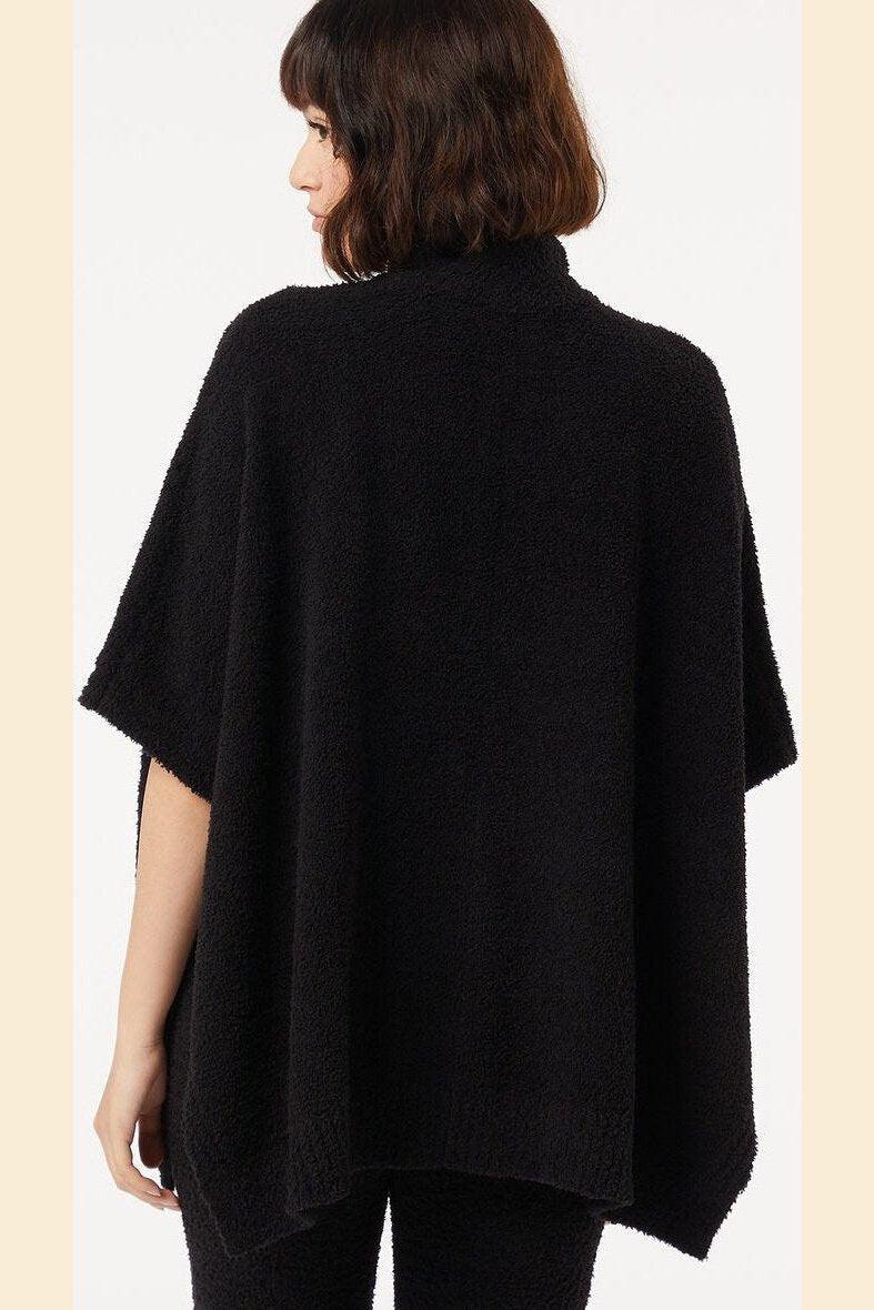 ETAM - חולצת פונצ'ו BIJAN שחורה - MASHBIR//365