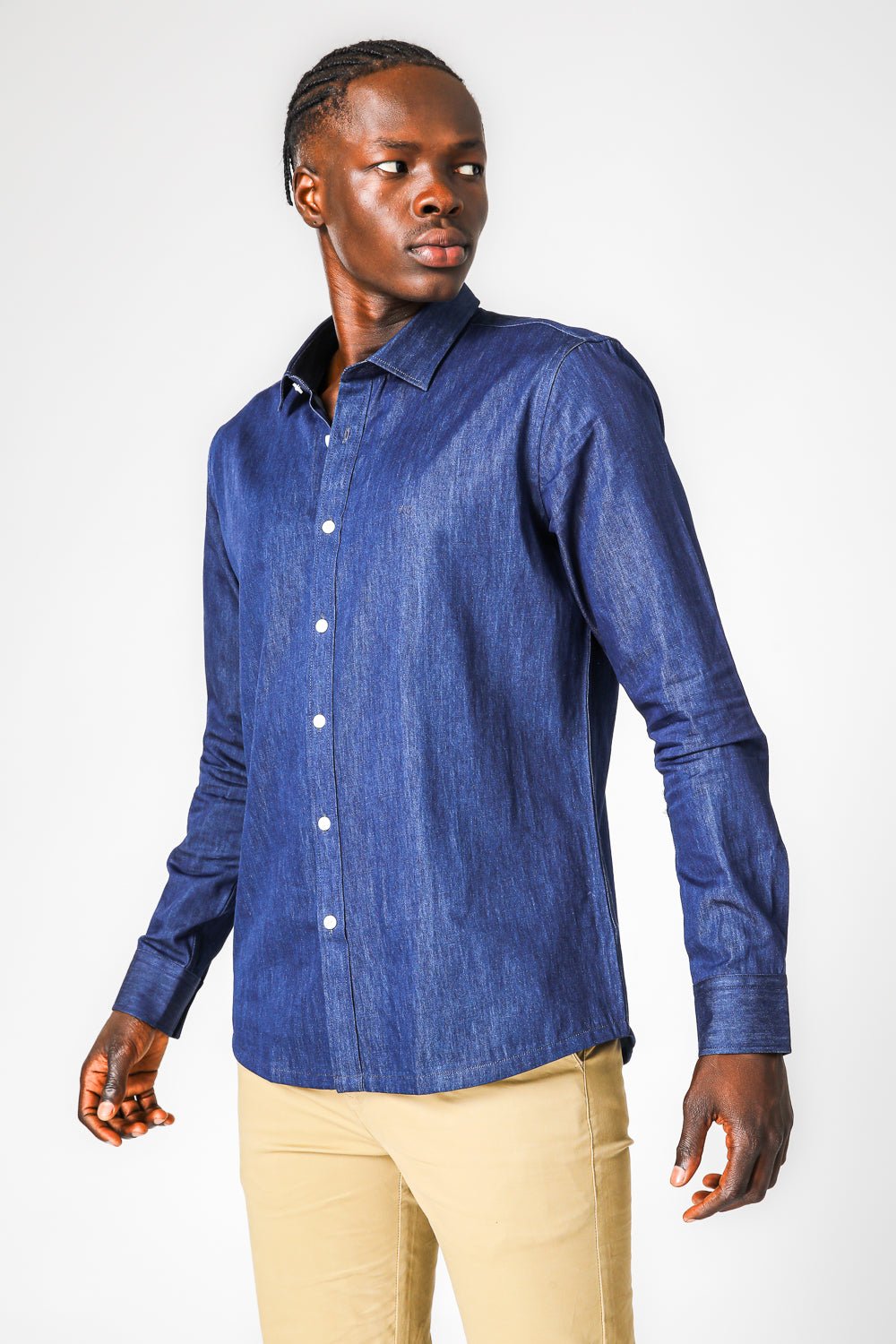 KENNETH COLE - חולצת ג'ינס גזרת מודרן - MASHBIR//365