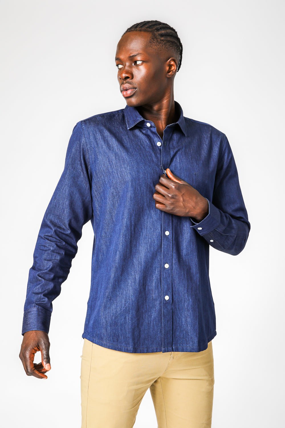 KENNETH COLE - חולצת ג'ינס גזרת מודרן - MASHBIR//365