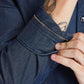 TIMBERLAND - חולצת ג’ינס מכופתרת SLIM FIT צבע כחול כהה - MASHBIR//365 - 3