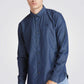 TIMBERLAND - חולצת ג’ינס מכופתרת SLIM FIT צבע כחול כהה - MASHBIR//365 - 1