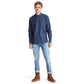 TIMBERLAND - חולצת ג’ינס מכופתרת SLIM FIT צבע כחול כהה - MASHBIR//365 - 4