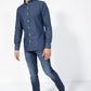 NAUTICA - חולצת ג'ינס מכופתרת כחול - MASHBIR//365 - 4