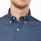 NAUTICA - חולצת ג'ינס מכופתרת כחול - MASHBIR//365