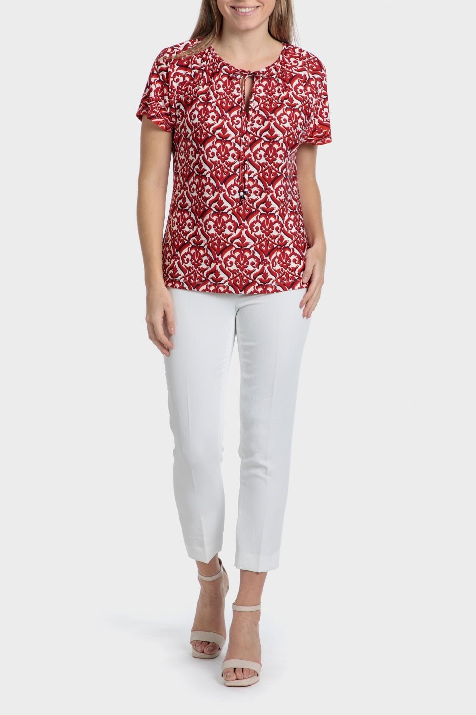 PUNT ROMA - חולצת הדפס בצבע אדום - MASHBIR//365