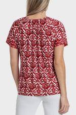 PUNT ROMA - חולצת הדפס בצבע אדום - MASHBIR//365
