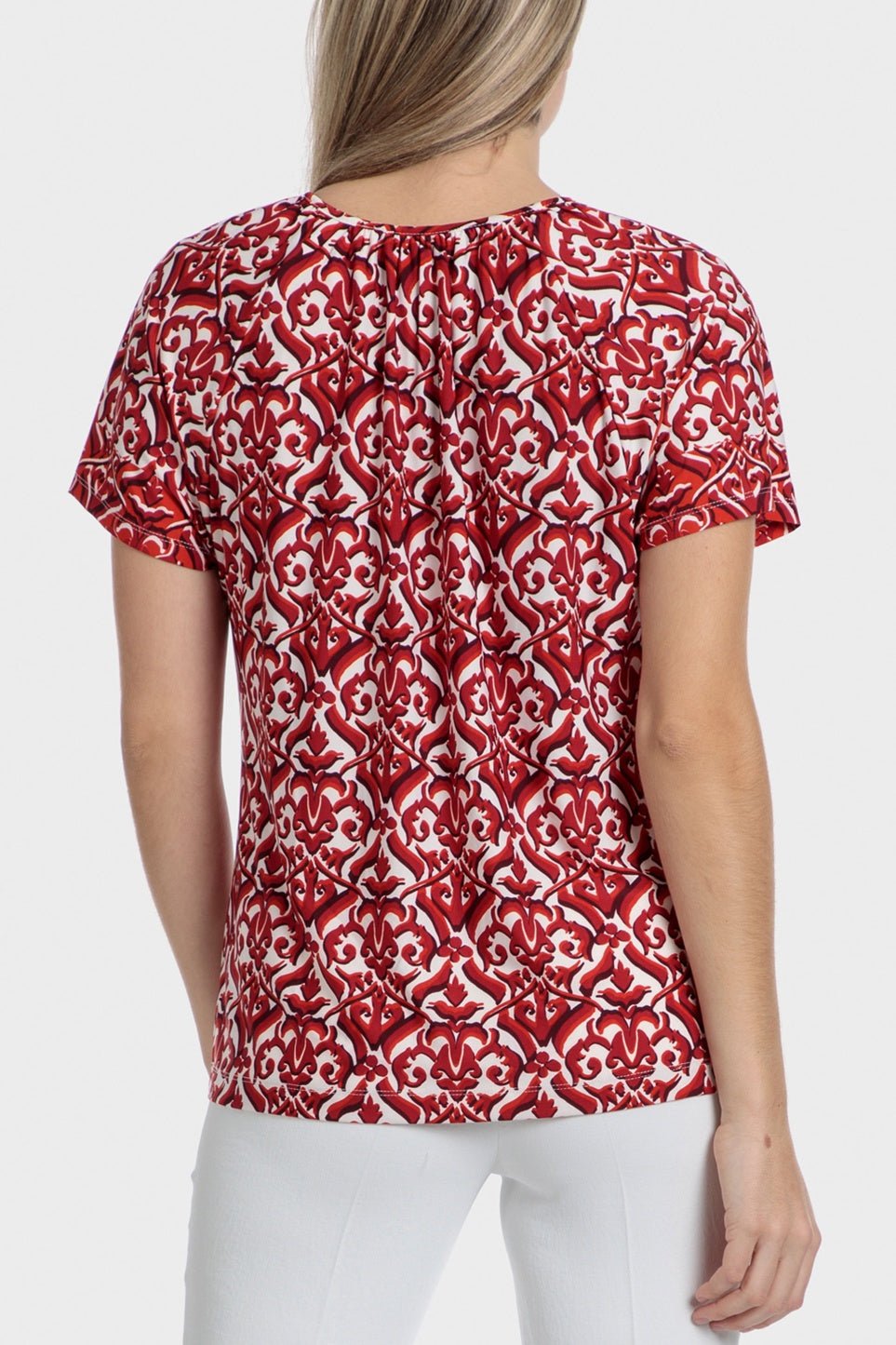 PUNT ROMA - חולצת הדפס בצבע אדום - MASHBIR//365
