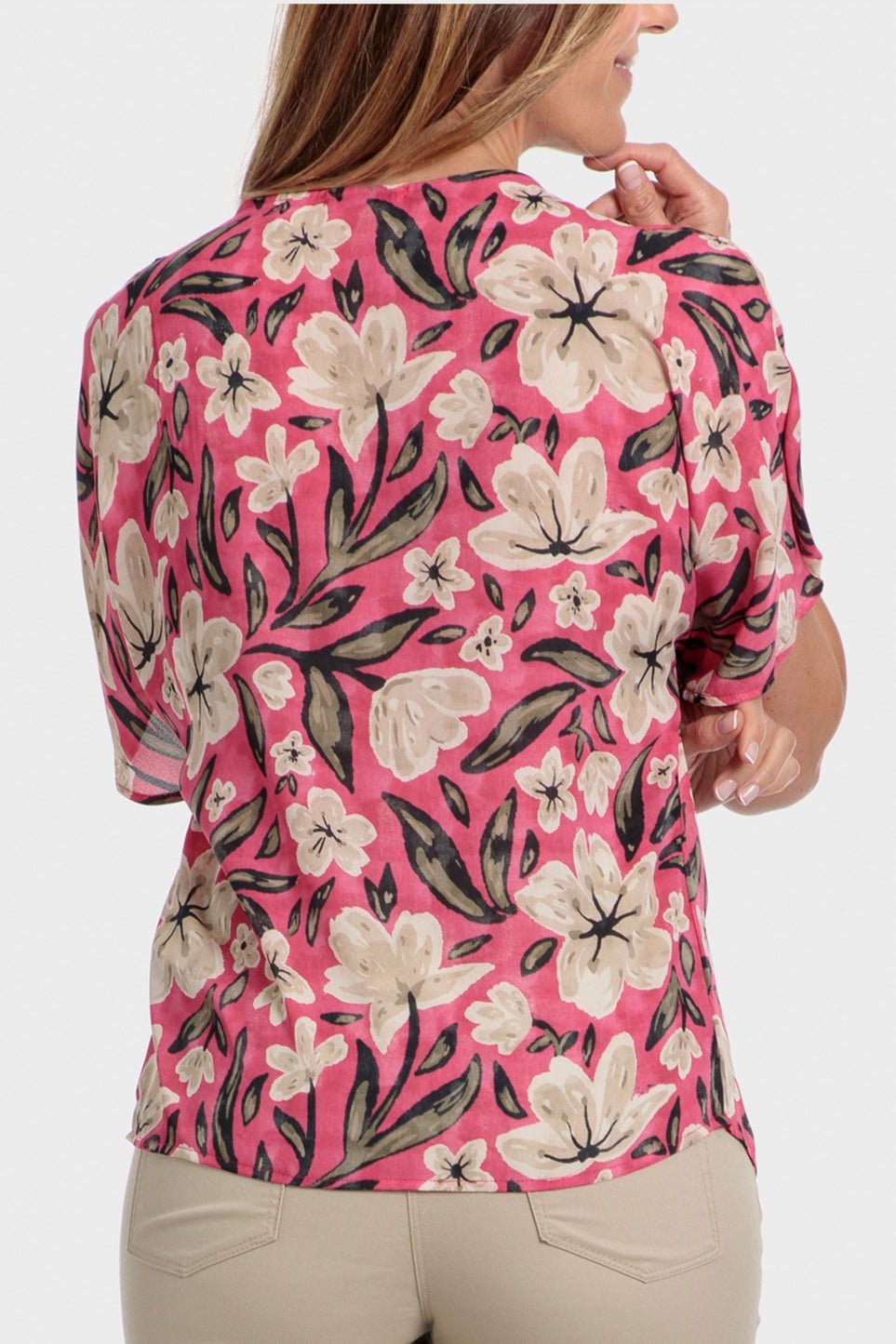 PUNT ROMA - חולצת הדפס בצבע ורוד - MASHBIR//365