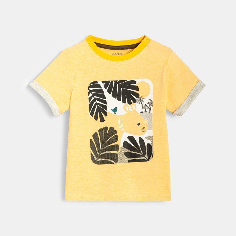 OBAIBI - חולצת היפופוטם צהובה לתינוקות - MASHBIR//365