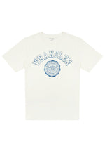 WRANGLER - חולצת טי COLLEGIATE בצבע אוף וויט - MASHBIR//365