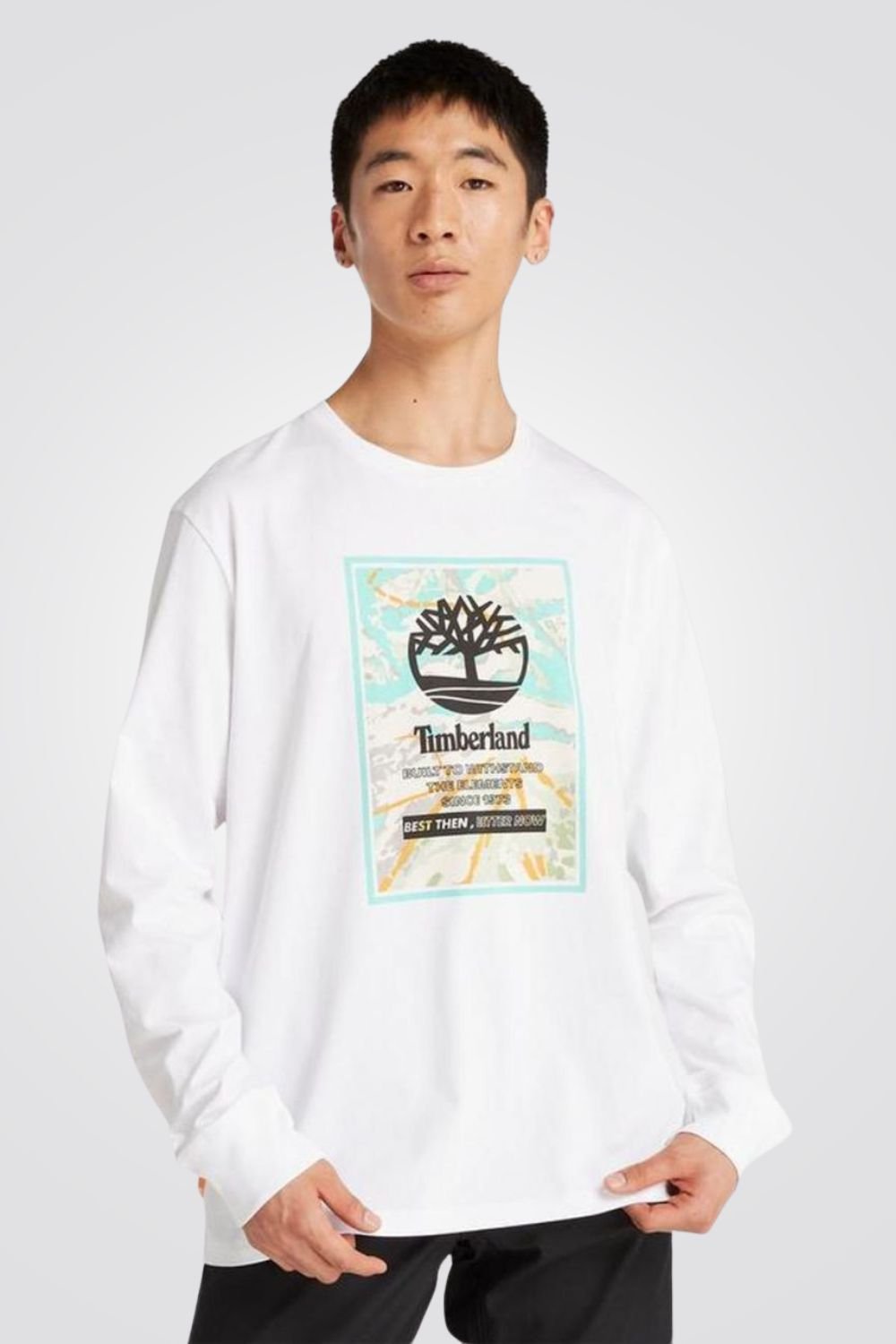 TIMBERLAND - חולצת טי שירט רטרו UNISEX ארוכה טימברלנד - MASHBIR//365