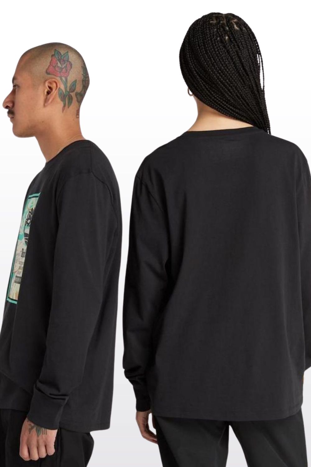 TIMBERLAND - חולצת טי שירט רטרו UNISEX ארוכה טימברלנד - MASHBIR//365