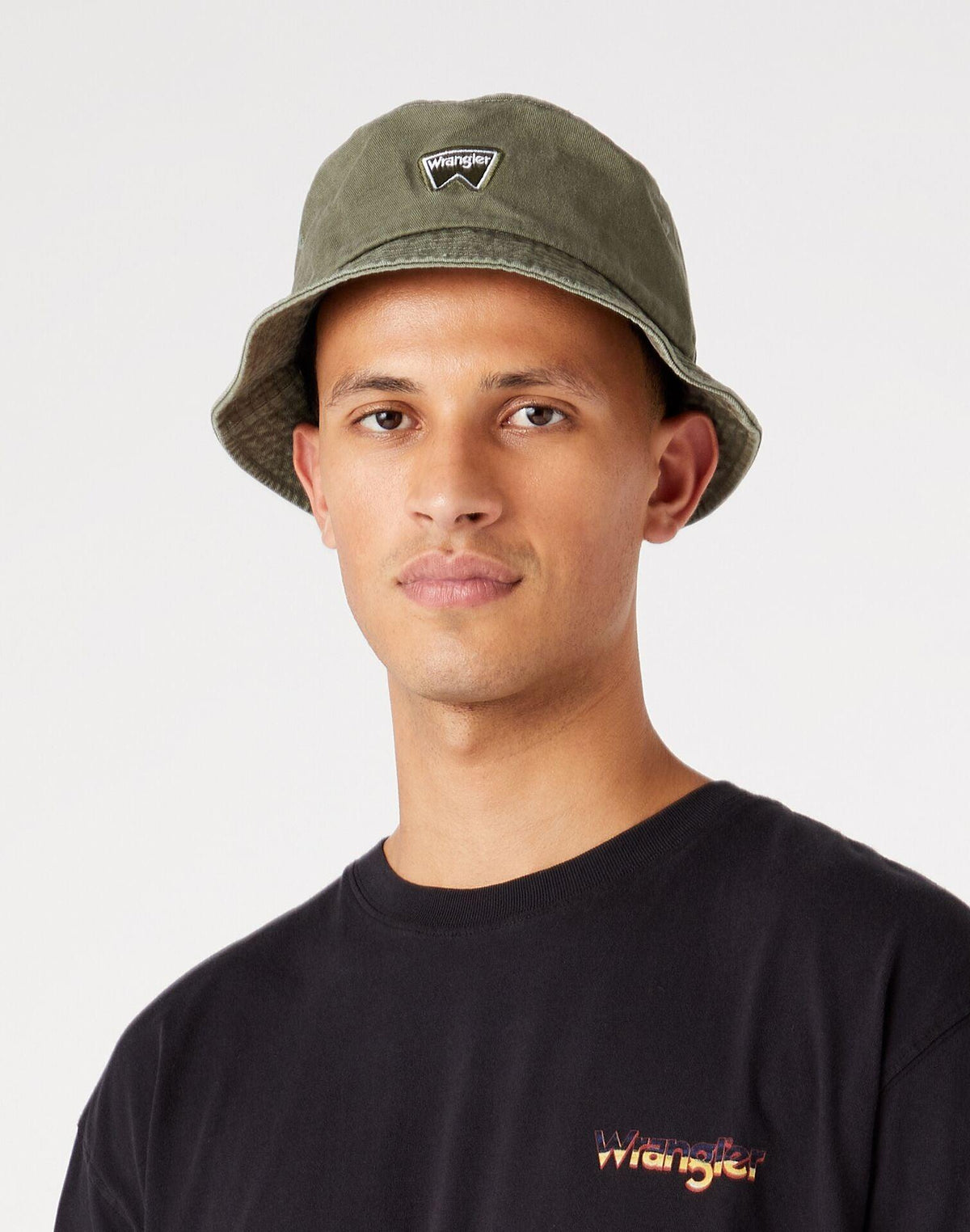 WRANGLER - חולצת טי וינטג' צבע שחור - MASHBIR//365