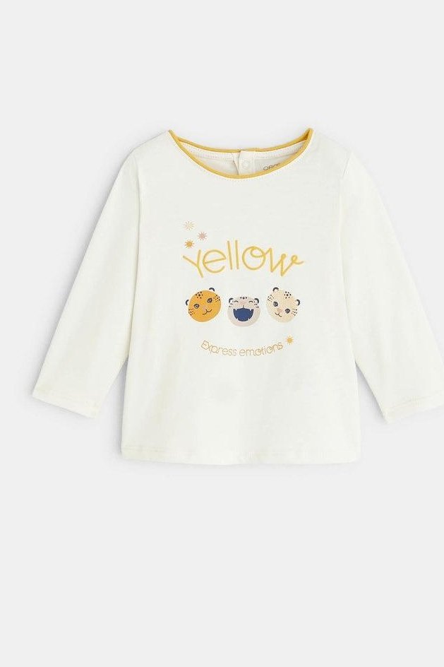 OBAIBI - חולצת יילאו בצבע לבן לתינוקות - MASHBIR//365