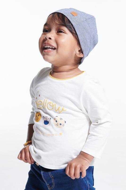 OBAIBI - חולצת יילאו בצבע לבן לתינוקות - MASHBIR//365