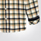 OKAIDI - חולצת ילדים פלנל מכופתרת משבצות חומות על בז - MASHBIR//365 - 2