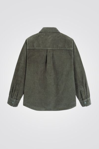 OKAIDI - חולצת ילדים קורדרוי עדין בחאקי - MASHBIR//365