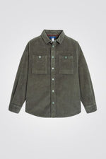 OKAIDI - חולצת ילדים קורדרוי עדין בחאקי - MASHBIR//365