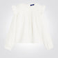 OKAIDI - חולצת ילדות שרוול ארוך בצבע שמנת - MASHBIR//365 - 4