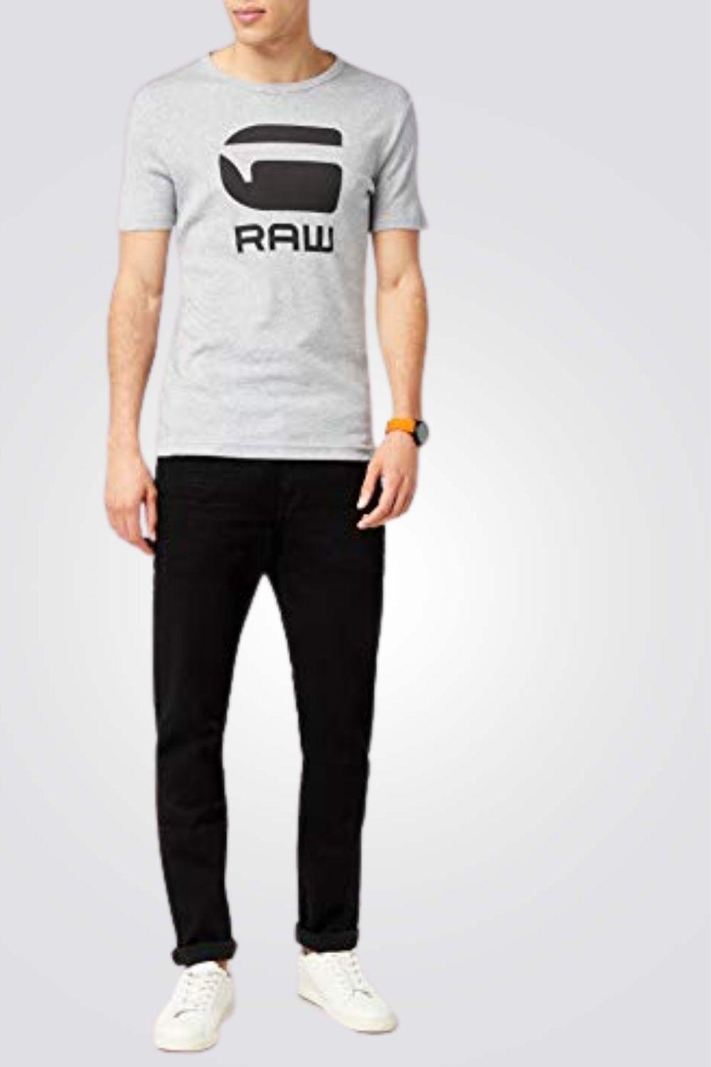 GSTAR - חולצת טישירט בצבע אפור - MASHBIR//365