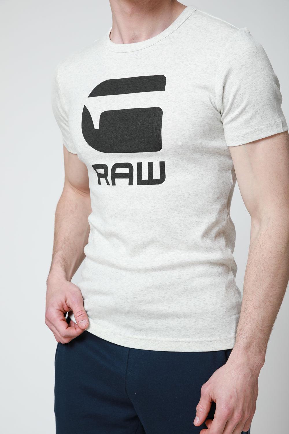 GSTAR - חולצת טישירט בצבע לבן - MASHBIR//365