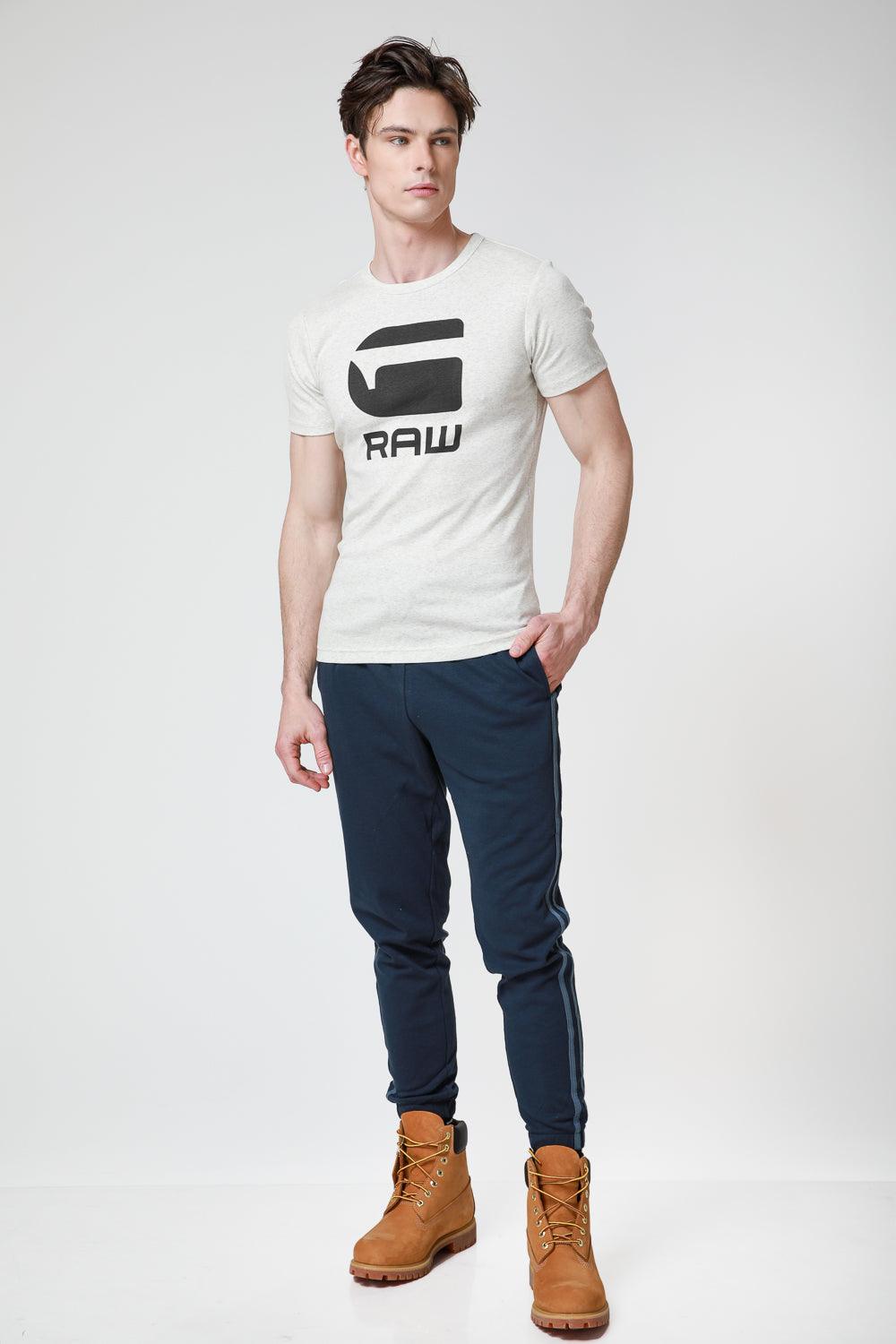 GSTAR - חולצת טישירט בצבע לבן - MASHBIR//365