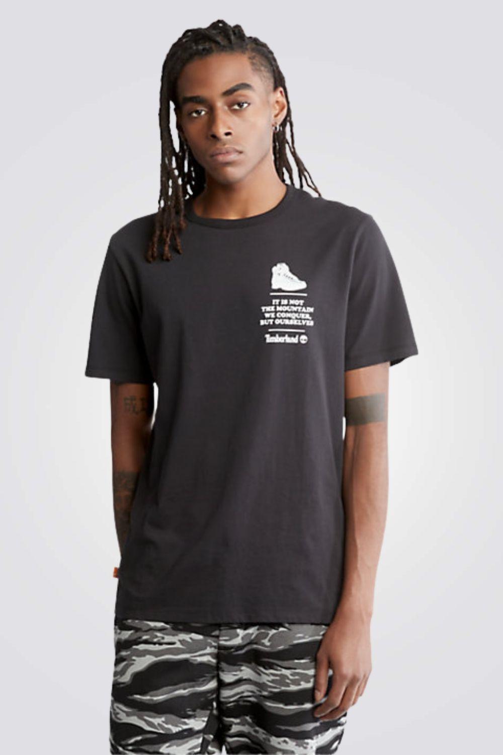 TIMBERLAND - חולצת טישירט לגברים לוגו מגף - MASHBIR//365