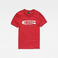 GSTAR - חולצת טישירט לוגו בצבע אדום - MASHBIR//365 - 2