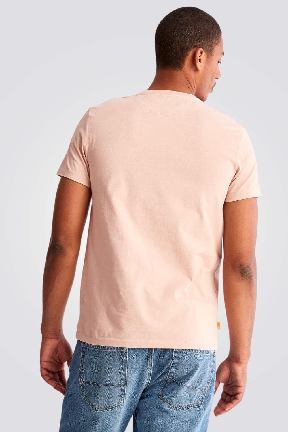 TIMBERLAND - חולצת טישירט RIVER JERSEY בצבע ורוד - MASHBIR//365